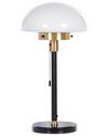 Lámpara de mesa de metal negro/dorado/blanco 55 cm MINIJA_825870