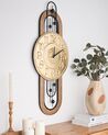 Iron Wall Clock 36 x 83 cm Gold NOBELIUM_935700