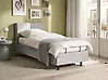 Adjustable Bed Fabric VICEROY 90 x 200 cm (EU Single) Light Grey