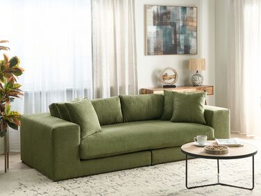 3 Seater Sofa Green GLORVIKA