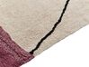 Bavlněný koberec 140 x 200 cm béžový/ růžový AFSAR_839984
