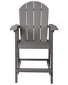 Garden Bar Chair Dark Grey ADIRONDACK_938419