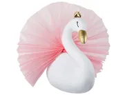Kids Wall Decor Swan ODETTA 32 cm Cotton White_848337