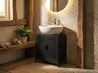 Meuble-lavabo MISSOULA 60 cm Bambou Noir