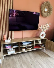Szafka RTV ROYALLA Jasnobrązowy_1046171