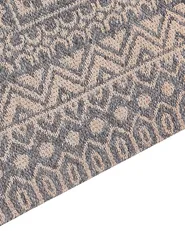 Szőnyeg BAGLAR Szürke 80 x 150 cm Juta zsákvászon_853367