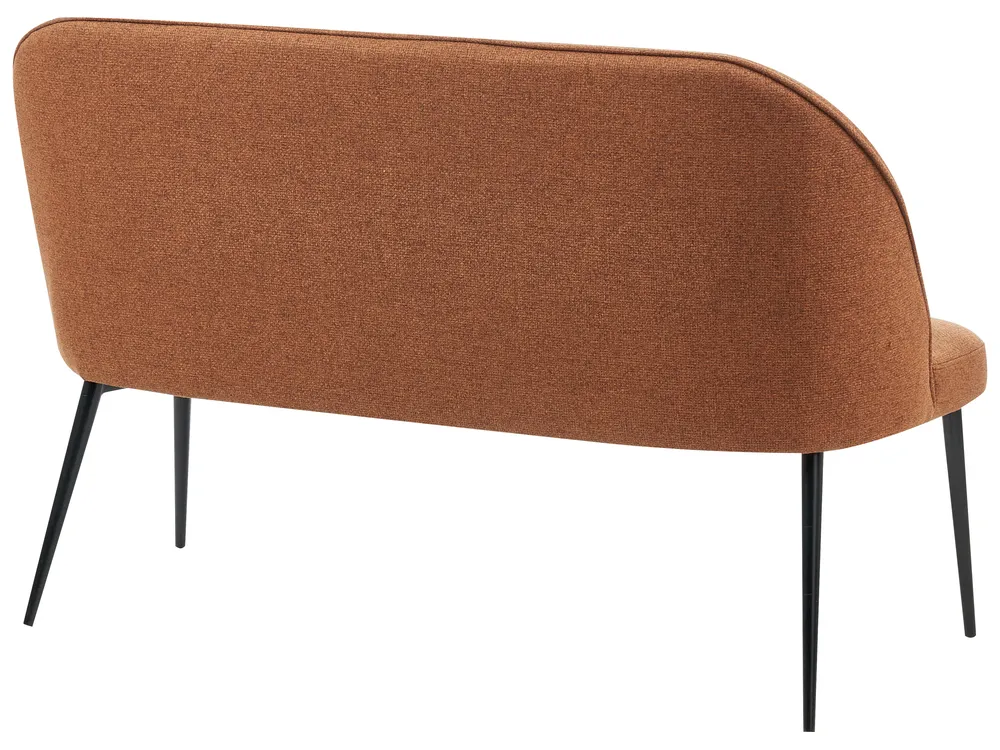 Dining Bench 2 Seater OSBY Fabric Golden Brown_929101