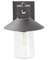 Lampa ścienna zewnętrzna z czujnikiem ruchu czarna GOODIE_870507