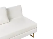 Sofa Bed 2 Seater JERSLEV Boucle Off-White_1012081