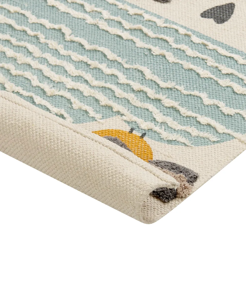 Kids Rug BLANG Beige 80 x 150 cm Cotton_864134