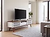 TV Stand DETROIT Brown/ White