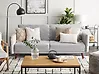 Sofa Bed 3 Seater SENJA Velvet Light Grey