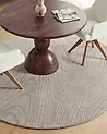 Faux Fur Rug ONTAKE Beige ø 160 cm