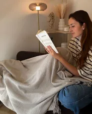Bedspread YERBENT Cotton 220 x 240 cm Light Grey_1172843