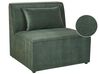 Jumbo Cord 1-Seat Section Dark Green LEMVIG _869426