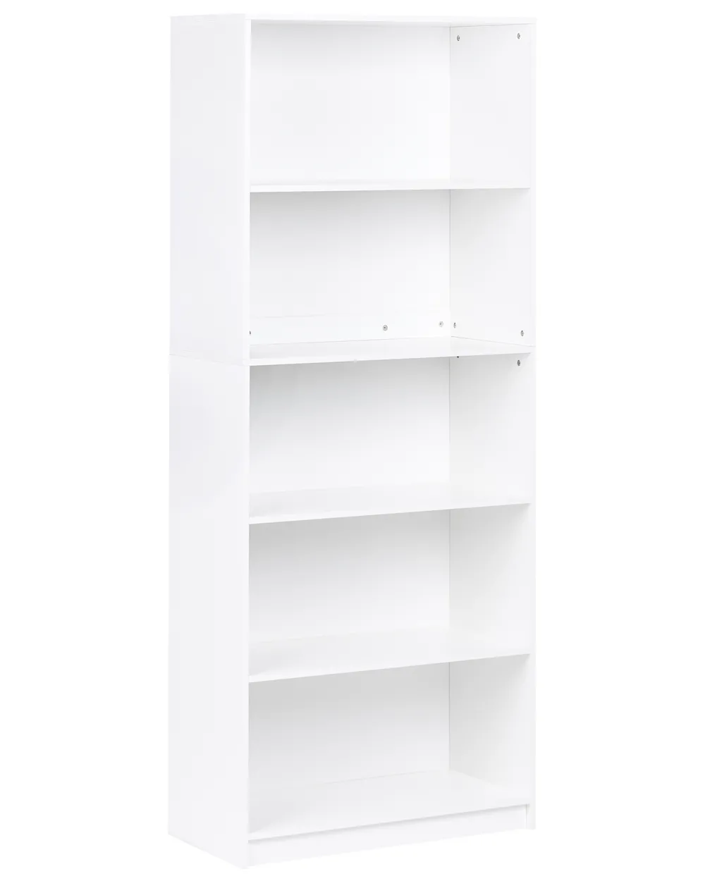 Regał na książki 5 półek ZEHNA 197 cm Biały