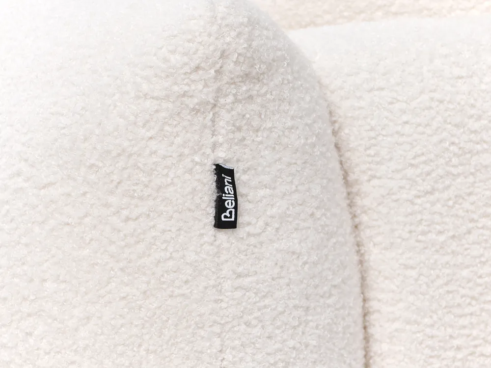 Sofa 3 Seater LUVOS Boucle Off-White_970353