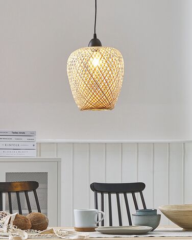 Bamboo Pendant Lamp Light Wood BOMU