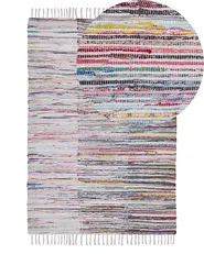Rug MERSIN Multicolour 140 x 200 cm Cotton_1028264