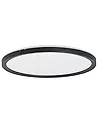 LED Ceiling Lamp VELORA with Remote with Dimmer Black