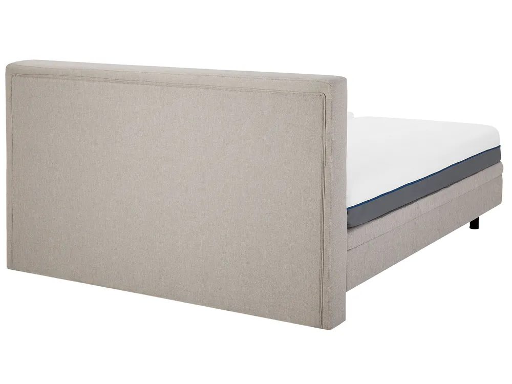 Adjustable Bed Fabric DUKE 160 x 200 cm (EU King Size) Beige_798032