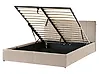 Ottoman Bed DREUX Velvet Taupe 160 x 200 cm (EU King Size)