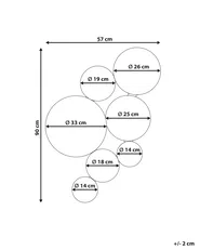 Wall Mirror LAXOU 57 cm 90 cm Copper_953349