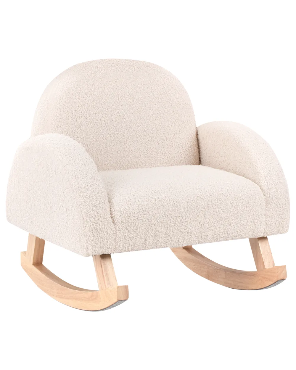 Kids Rocking Chair HUG Boucle Light Beige_989315
