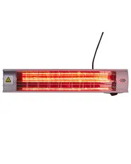 Wall Mounted Infrared Patio Heater BROMO 2000 W Silver_815754