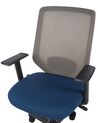 Chaise de bureau en tissu bleue VIRTUOSO_919974