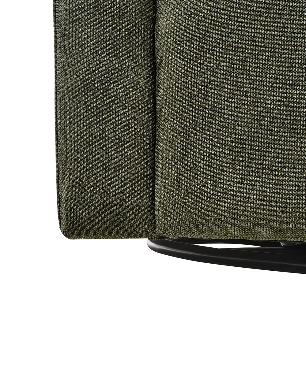 Swivel Armchair MAGNOR Fabric Dark Green_966253