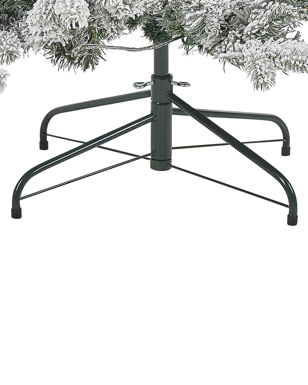Ośnieżona sztuczna choinka świąteczna LED TATLOW 210 cm Zielony_813194