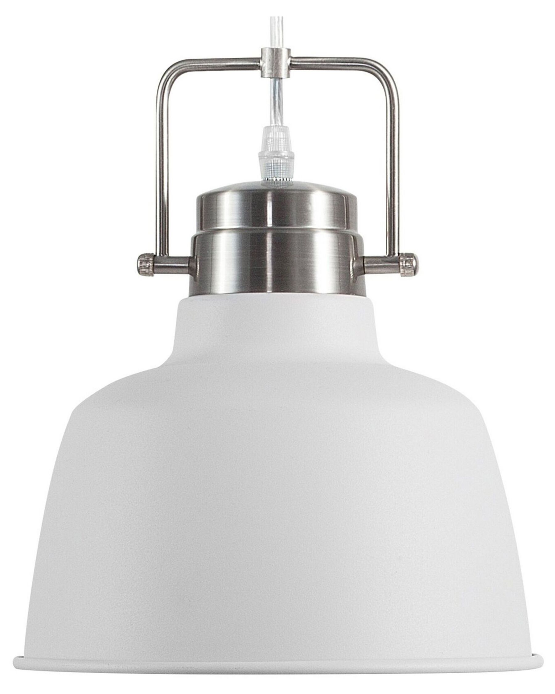 Lampa wisząca metalowa biała NARMADA_688440