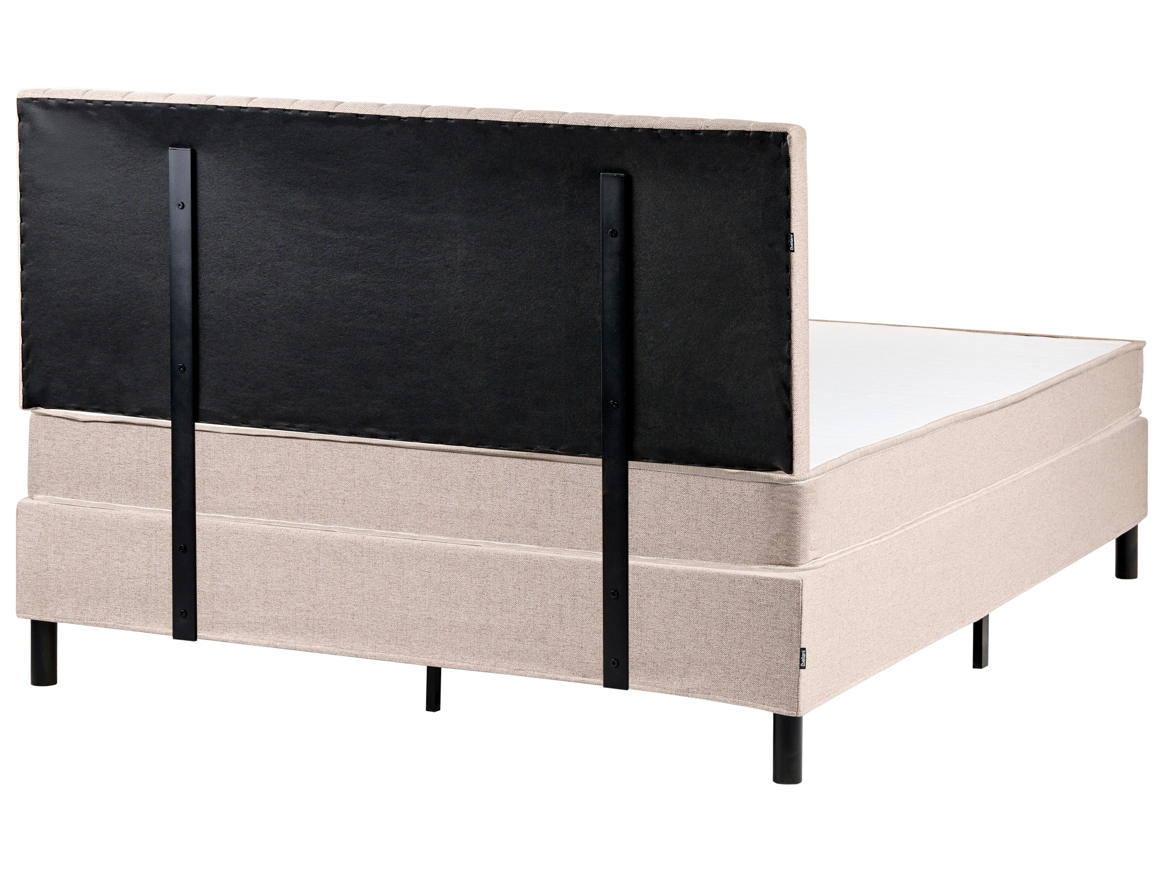 Divan Bed Fabric COUNTESS 160 x 200 cm (EU King Size) Beige_1054304