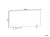 Desk Screen 130 x 40 cm Light Grey WALLY_800652