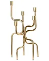 Candle Holder PORRTELA 50 cm Metal Gold