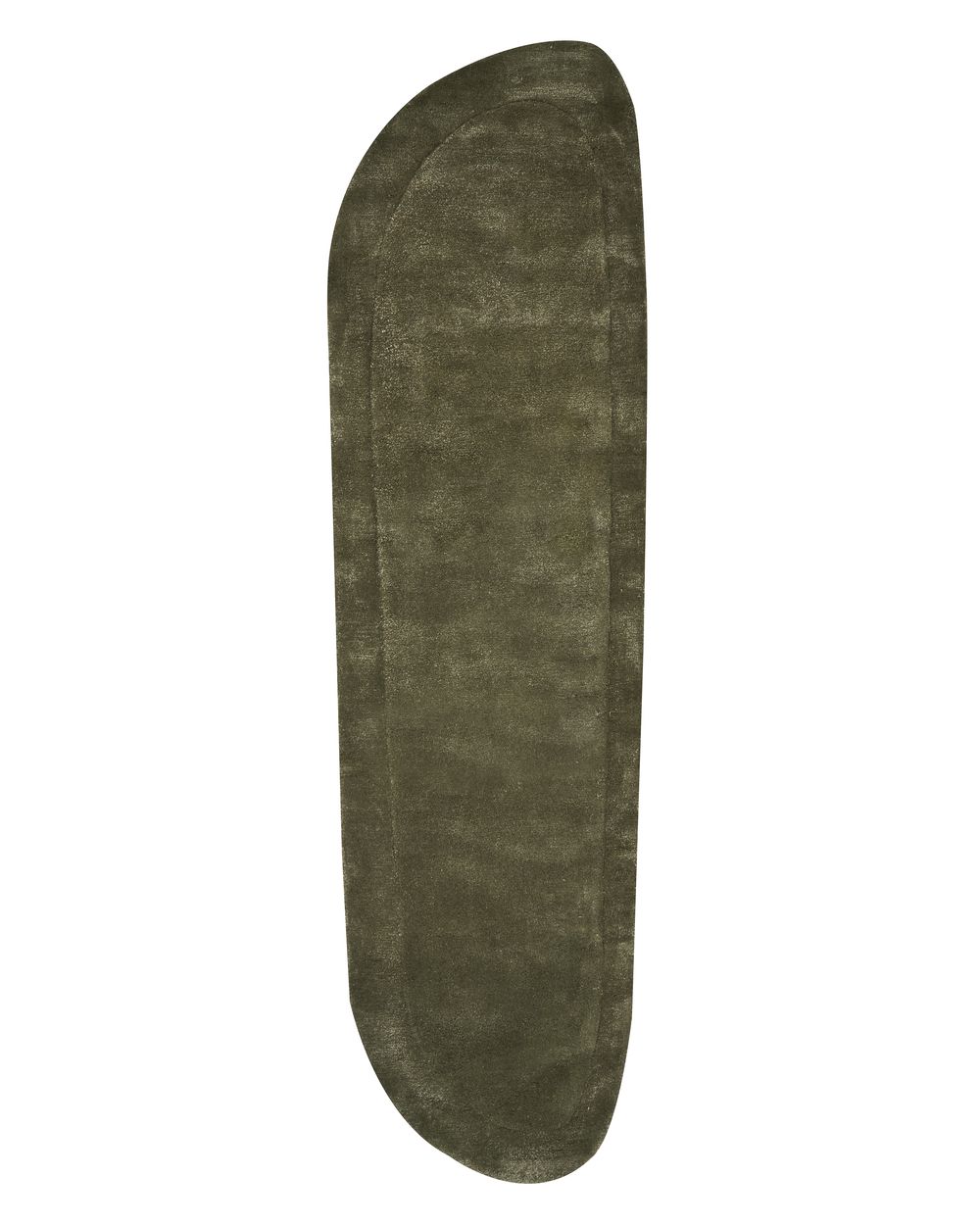 Tapis BERANI Vert foncé 80 x 250 cm Soie artificielle
