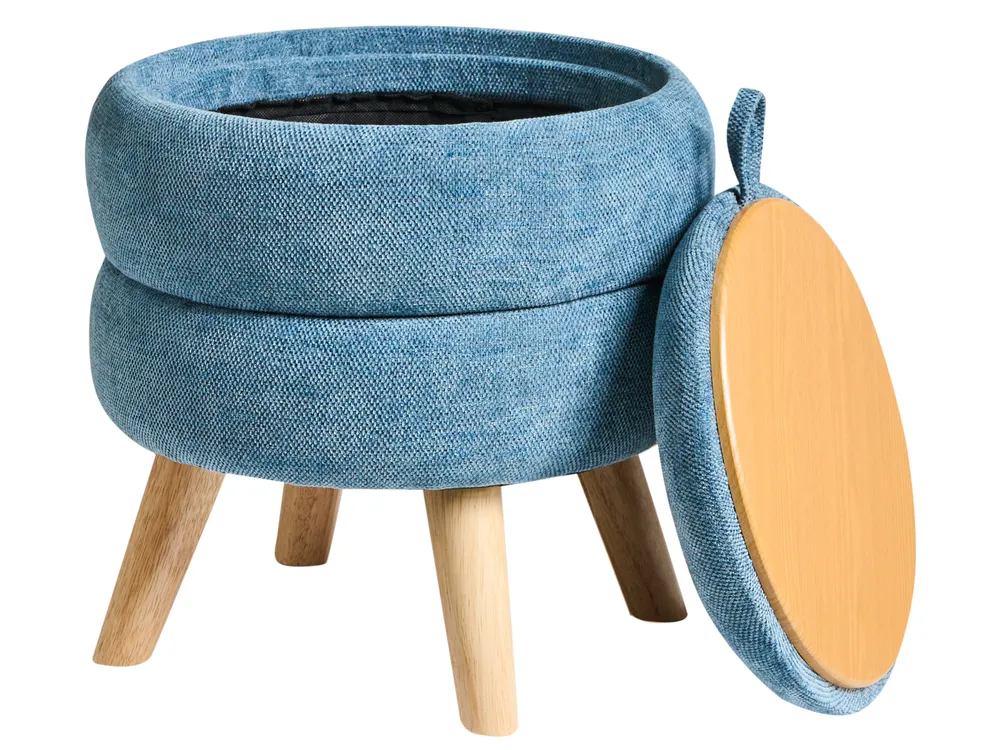 Relaxdays poef met opbergruimte, fluweel, gepolsterde zithocker, vierkant, 38 x 38 x 38 cm, opvouwbare zitkist, roze