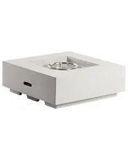 Gas Fire Pit HEKLA Concrete Light Grey_956428