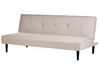 Fabric Sofa Bed Beige VISBY_919144
