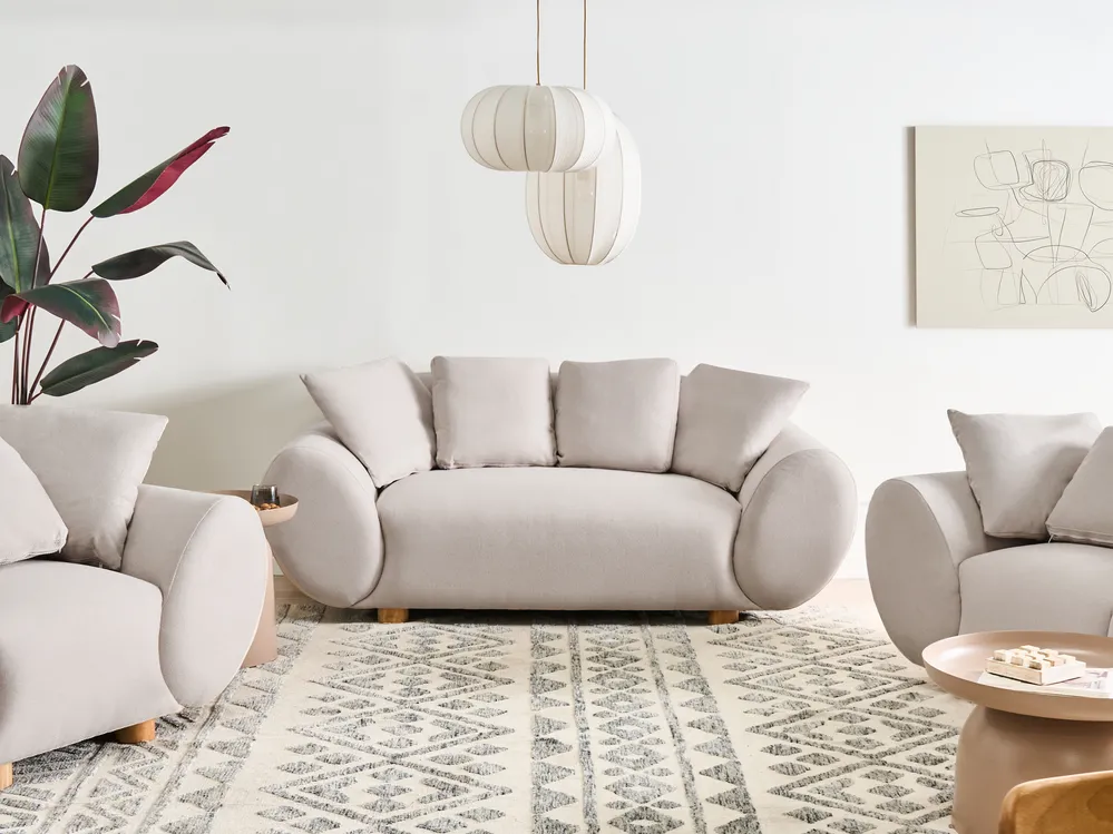 Sofa dla 2 osób RINGEL Jasnobeżowy
