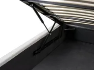 Ottoman Bed LORIENT Boucle Off-White 160 x 200 cm (EU King Size)_1040178