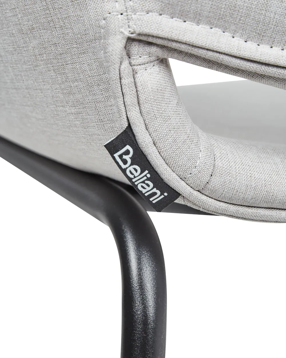 Set of 2 Dining Chairs AXTEL Fabric Light Grey_942540