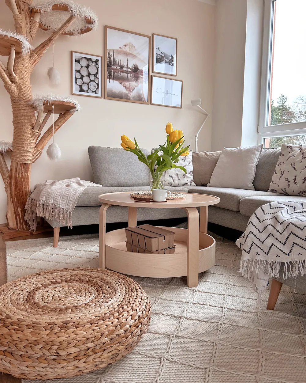 Rug ELLEK White 160 x 230 cm Wool_853766