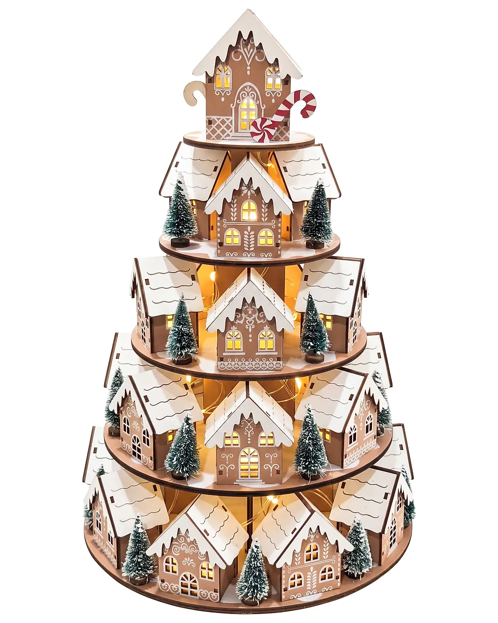 Weihnachtsdekoration LED KELLOKOSKI 45 cm Hellbraun