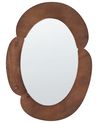 Falitükör ALVENA 60 cm 80 cm Sötétbarna