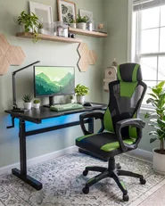 Sedia da ufficio IGNIS Pelle sintetica Verde lime_1072884