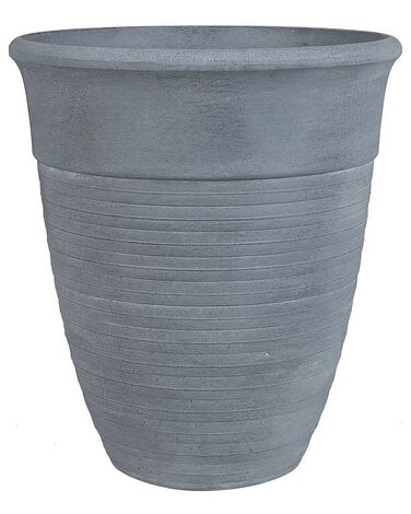 Maceta de mezcla de piedra gris ⌀ 43 cm KATALIMA