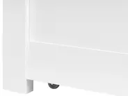 Łóżko z dwiema szufladami OLENDON Drewno sosnowe Biały 120 x 200 cm_1082210