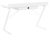 Bureau blanc / effet bois clair 120 x 60 cm FOCUS_802314